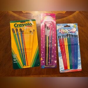 Children’s Paint Brushes 1 Full Pack 2 Open